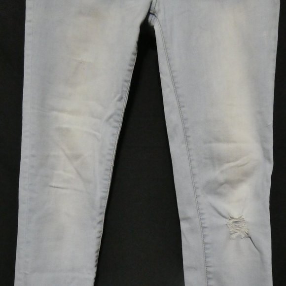 WAX JEAN damaged / destroyed look faded blue denim, size 5 BNWOT - Picture 4 of 16